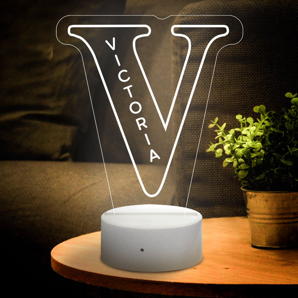 A-Z Letter Name Night Light