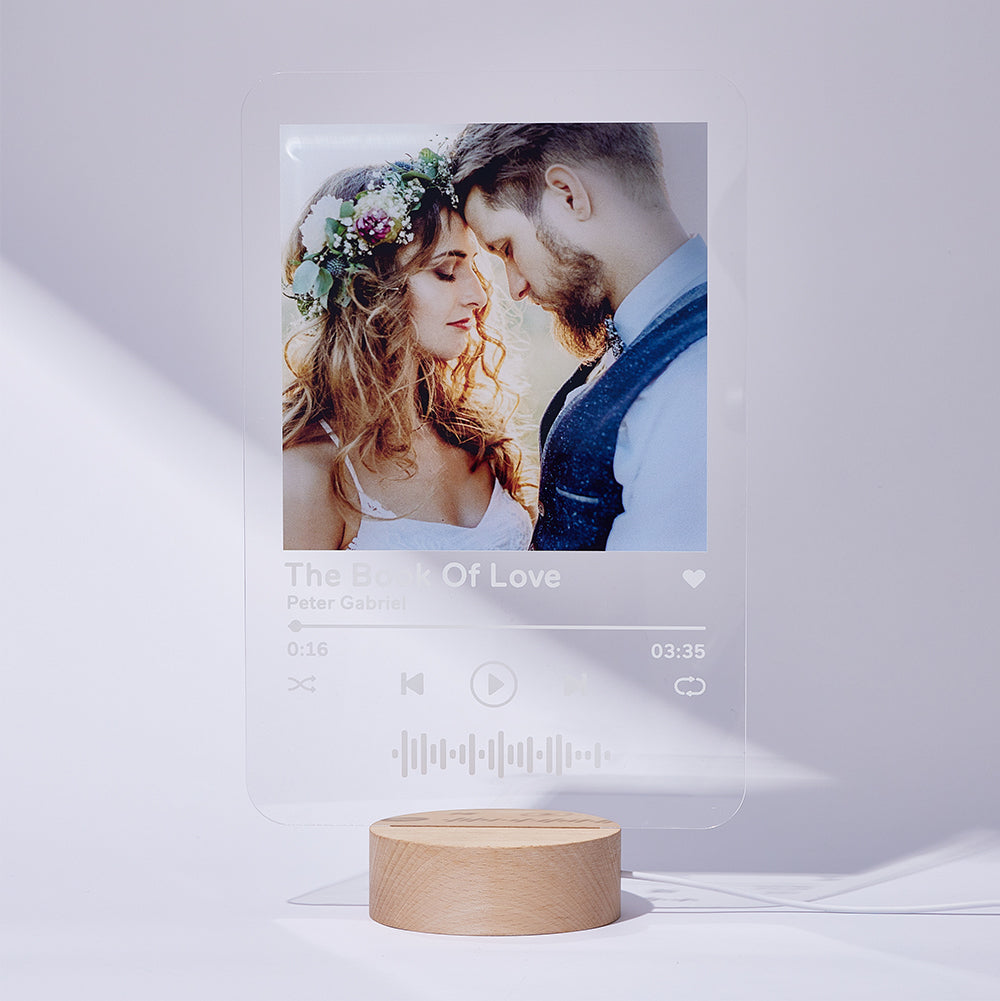 Music Plaque Acrylic QR Lamp