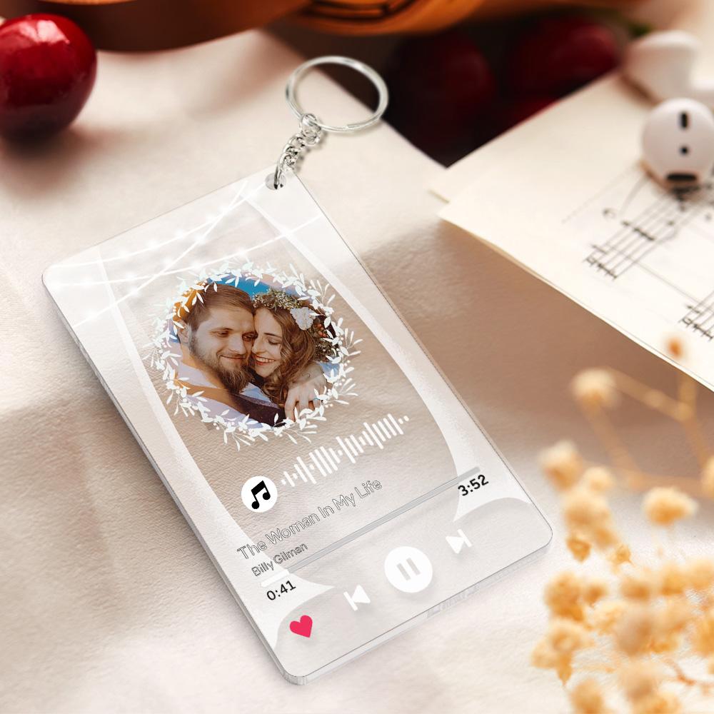 Marry Me Music Plaque Acrylic QR Lamp