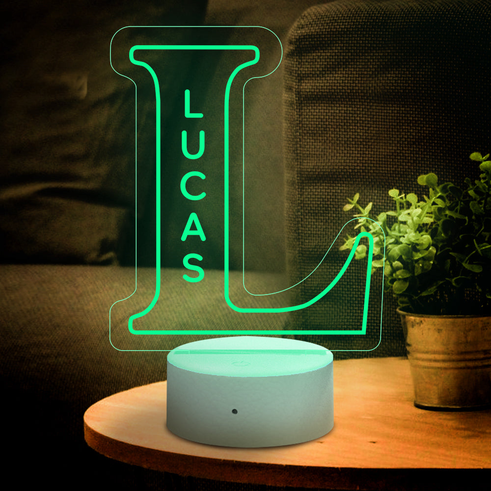 A-Z Letter Name Night Light