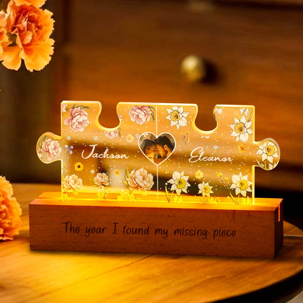 Couple Puzzle LED Night Light