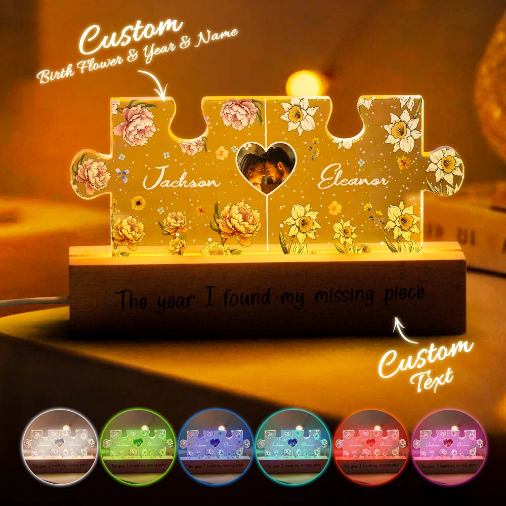 Couple Puzzle LED Night Light