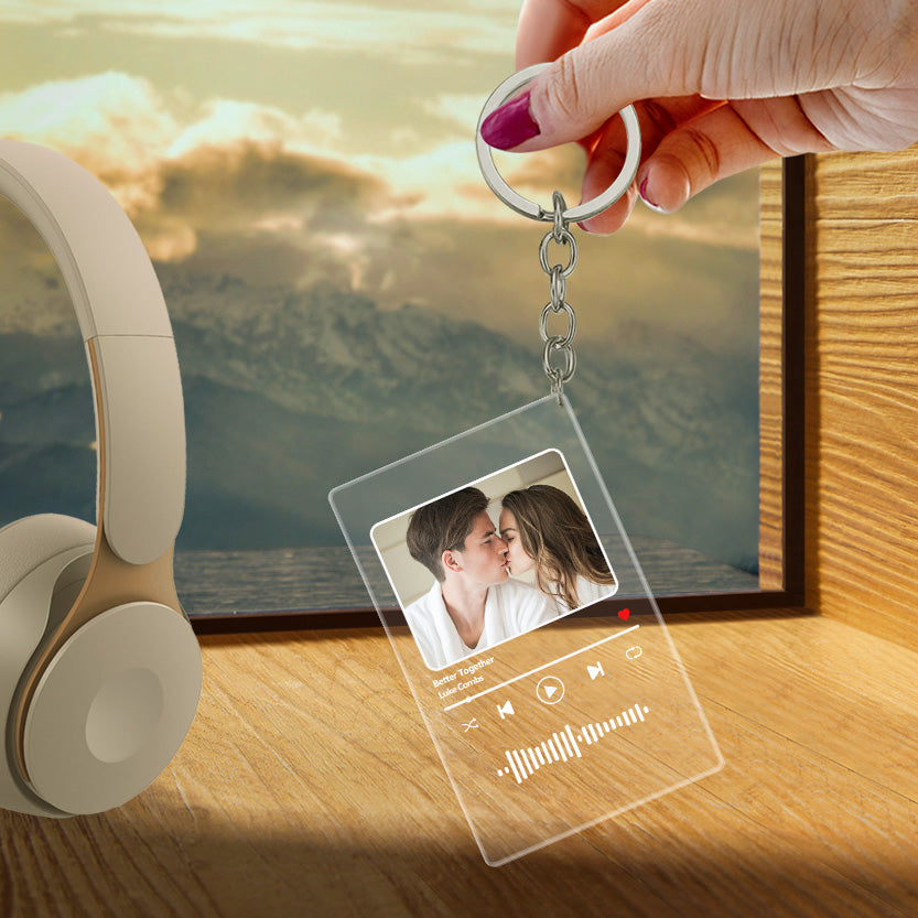 Keychain Acrylic QR Lamp