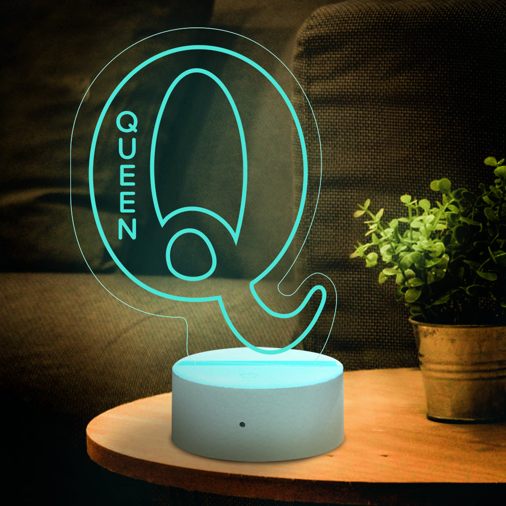 A-Z Letter Name Night Light