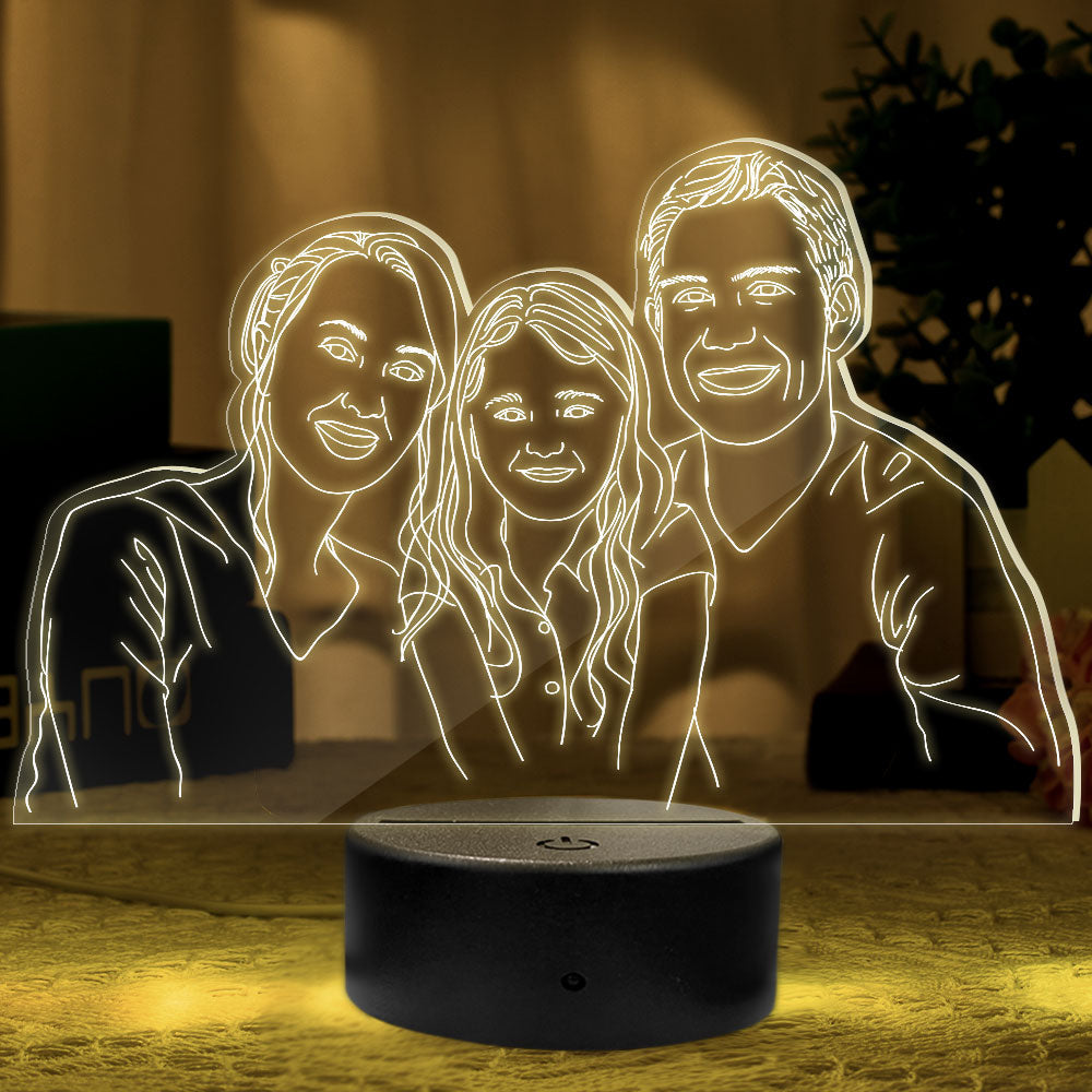 3D Photo LED Night Light
