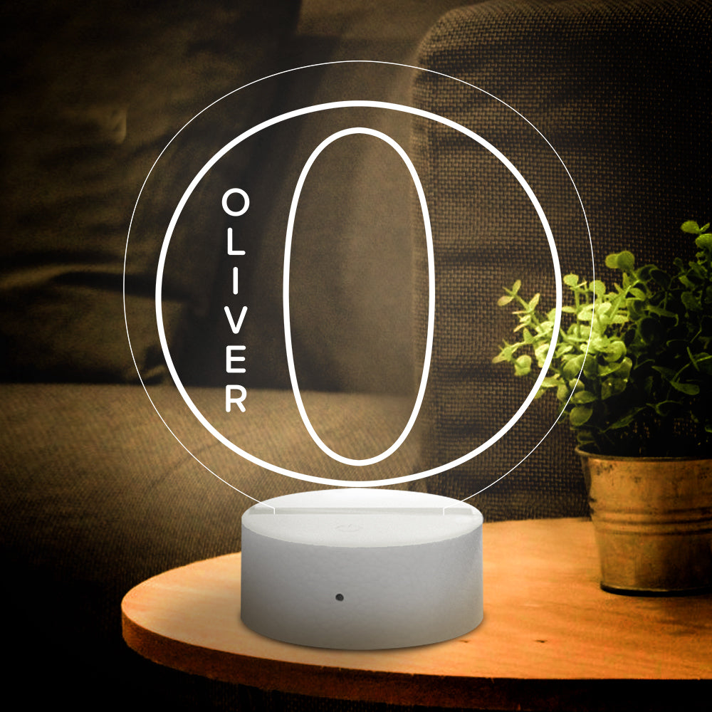 A-Z Letter Name Night Light