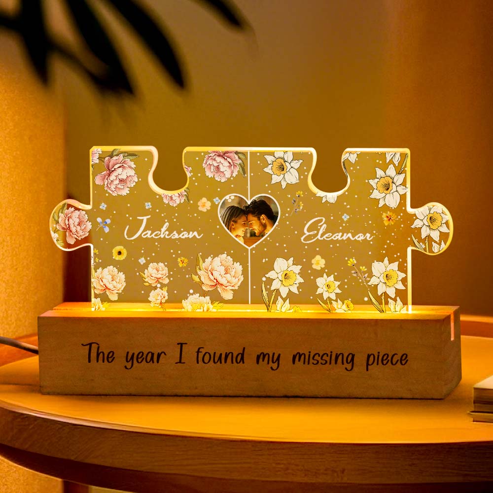 Couple Puzzle LED Night Light