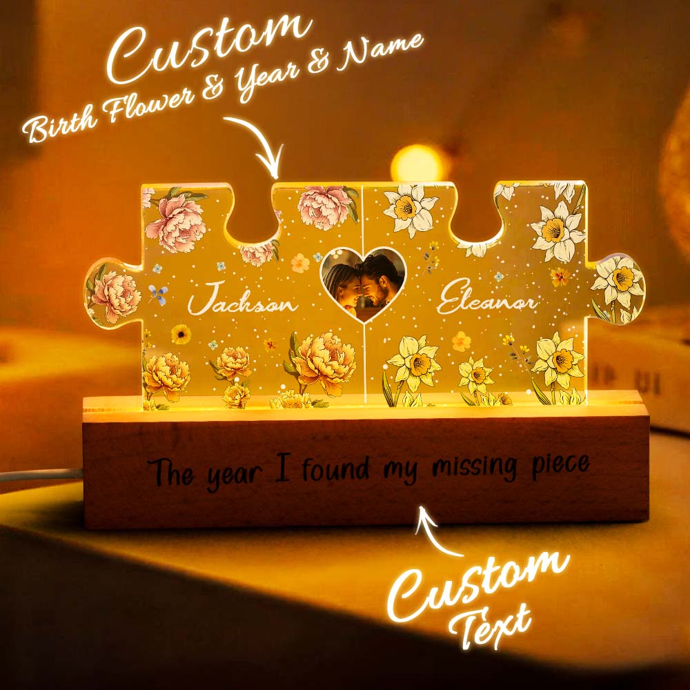 Couple Puzzle LED Night Light