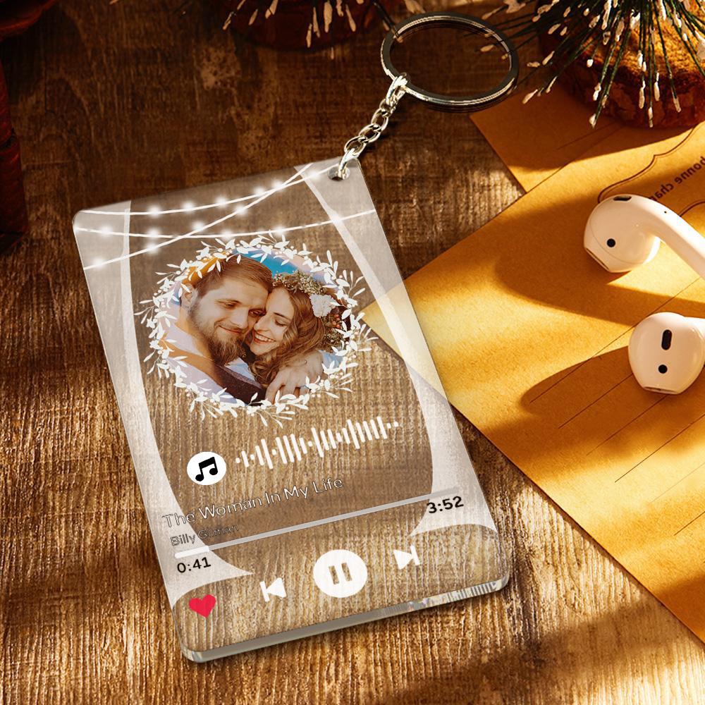 Marry Me Music Plaque Acrylic QR Lamp