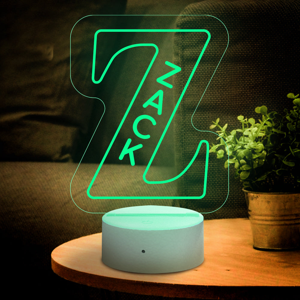 A-Z Letter Name Night Light
