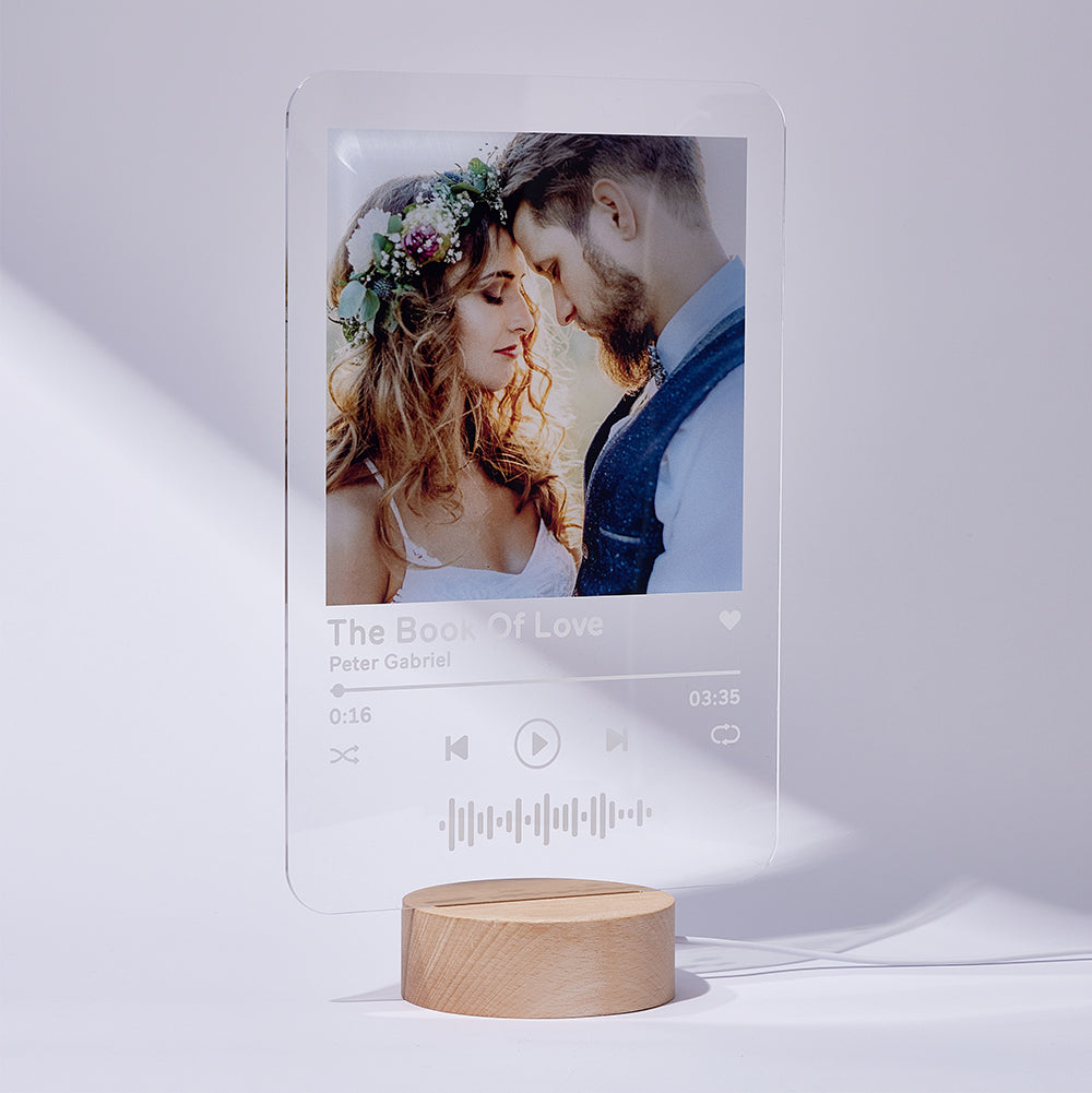 Music Plaque Acrylic QR Lamp
