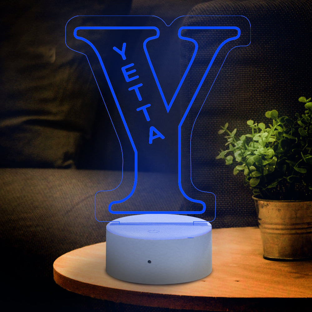 A-Z Letter Name Night Light