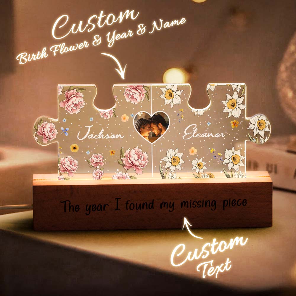 Couple Puzzle LED Night Light