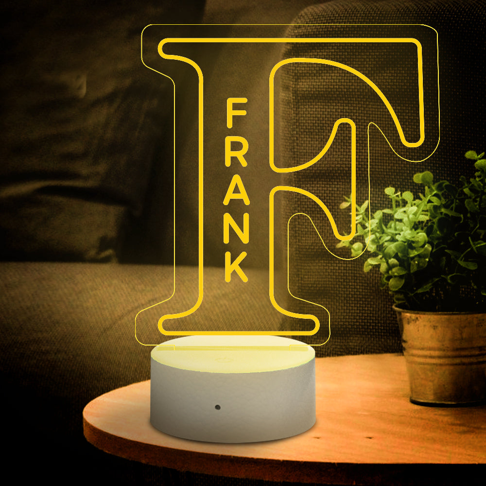 A-Z Letter Name Night Light