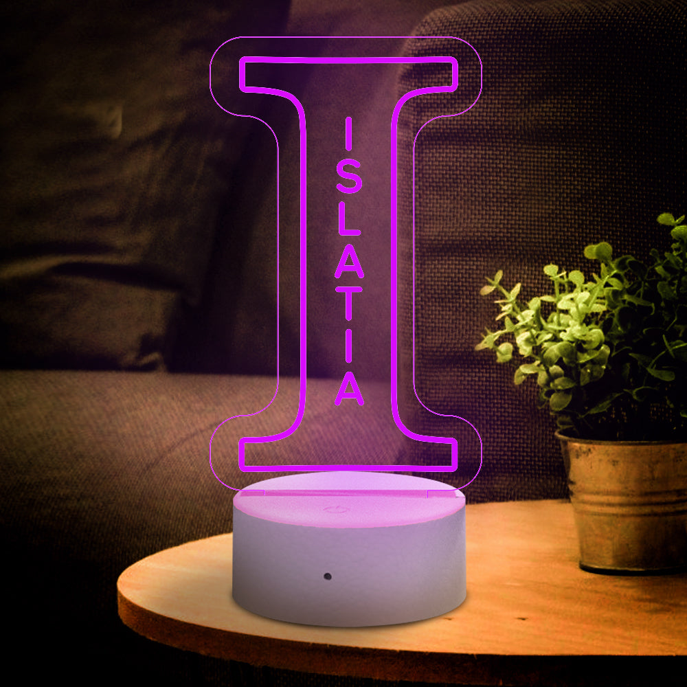 A-Z Letter Name Night Light