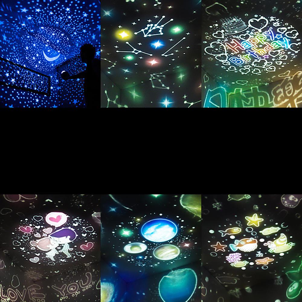 Lucky Fish Star Projection Night Light