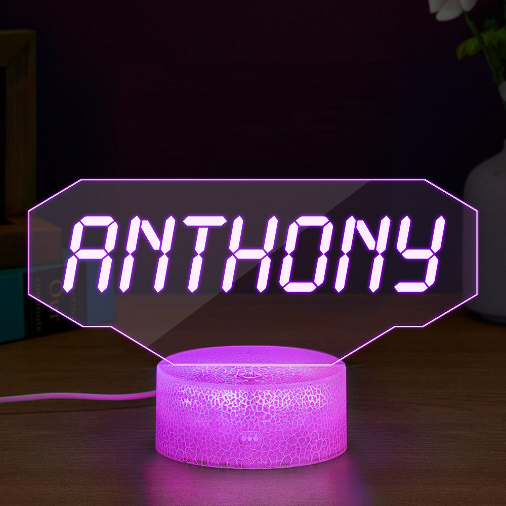 Gaming Tag Night Light