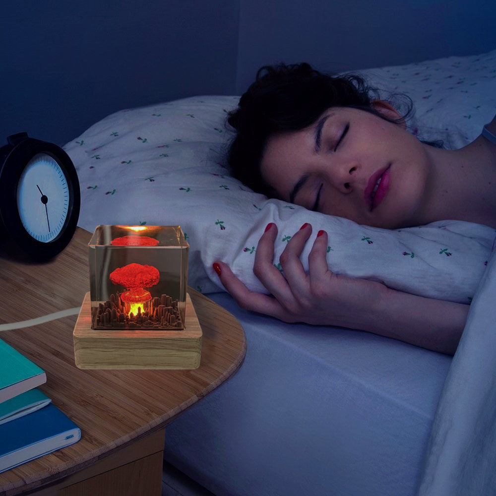 Explosion Bomb Resin Night Light