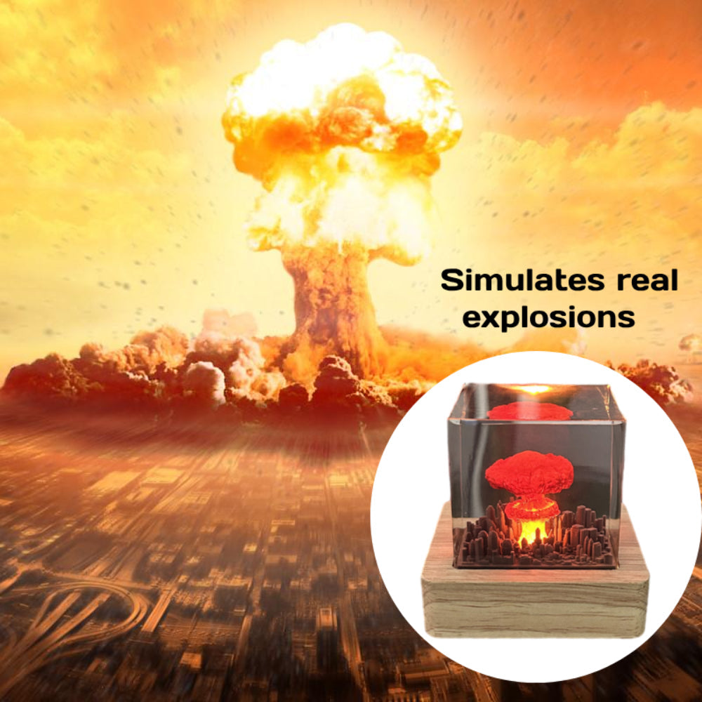Explosion Bomb Resin Night Light