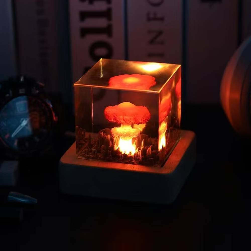 Explosion Bomb Resin Night Light