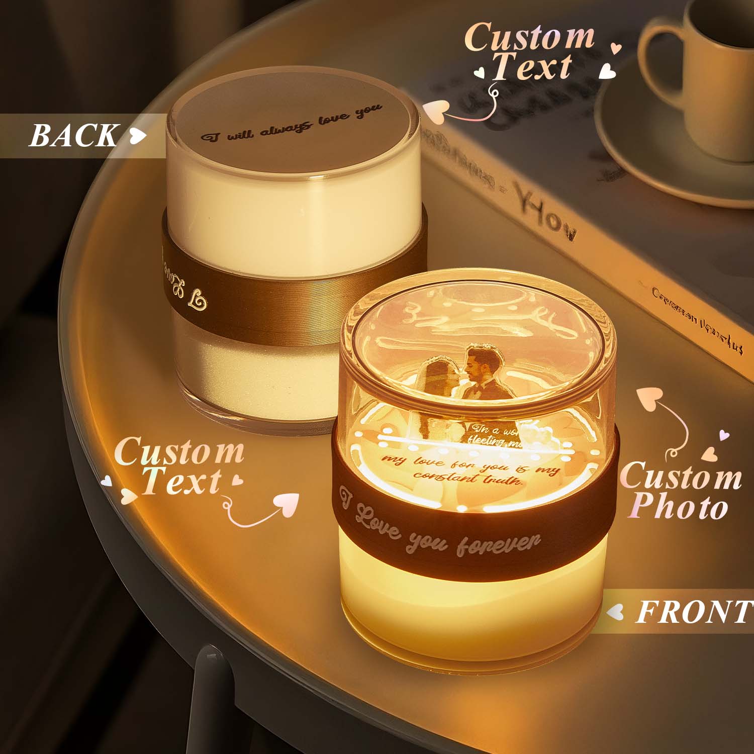 Hourglass Acrylic Night Light