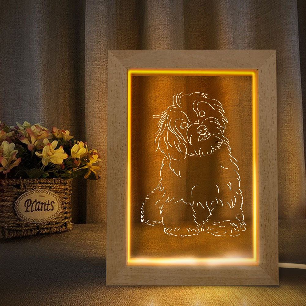 3D Photo Wooden Frame Lamp
