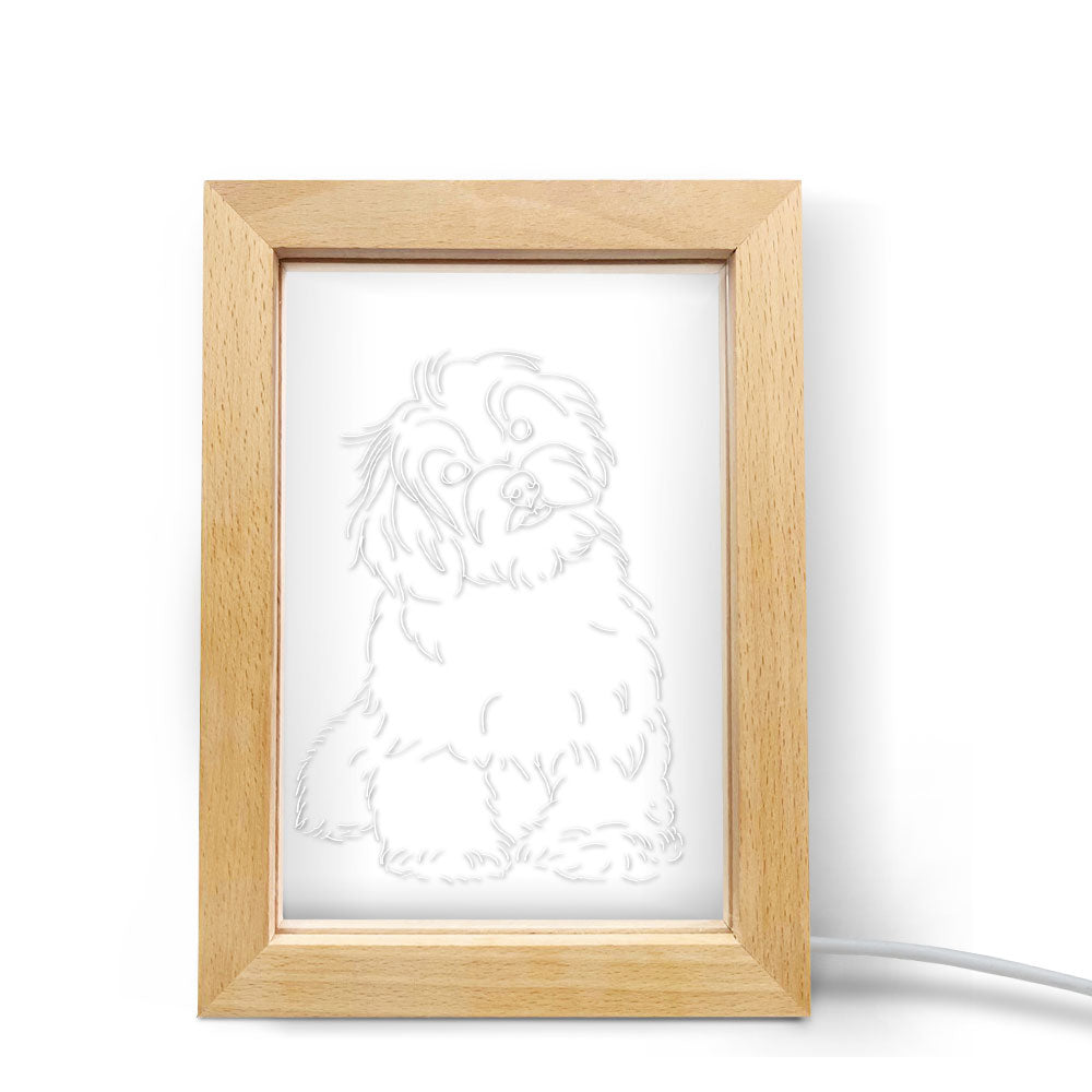 3D Photo Wooden Frame Lamp