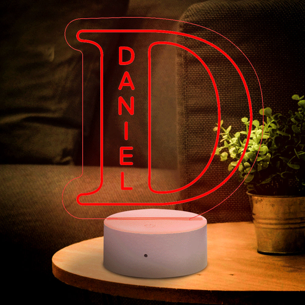 A-Z Letter Name Night Light