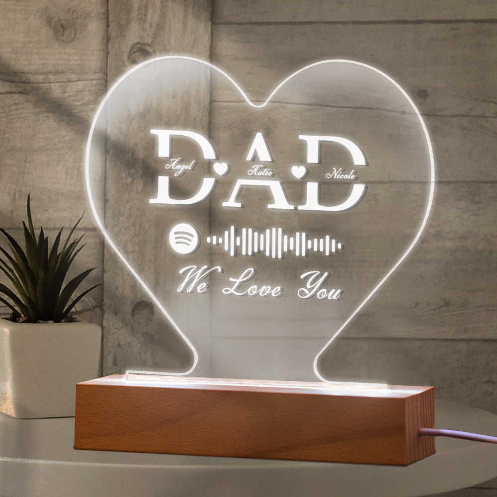 Engraved Name Night Light