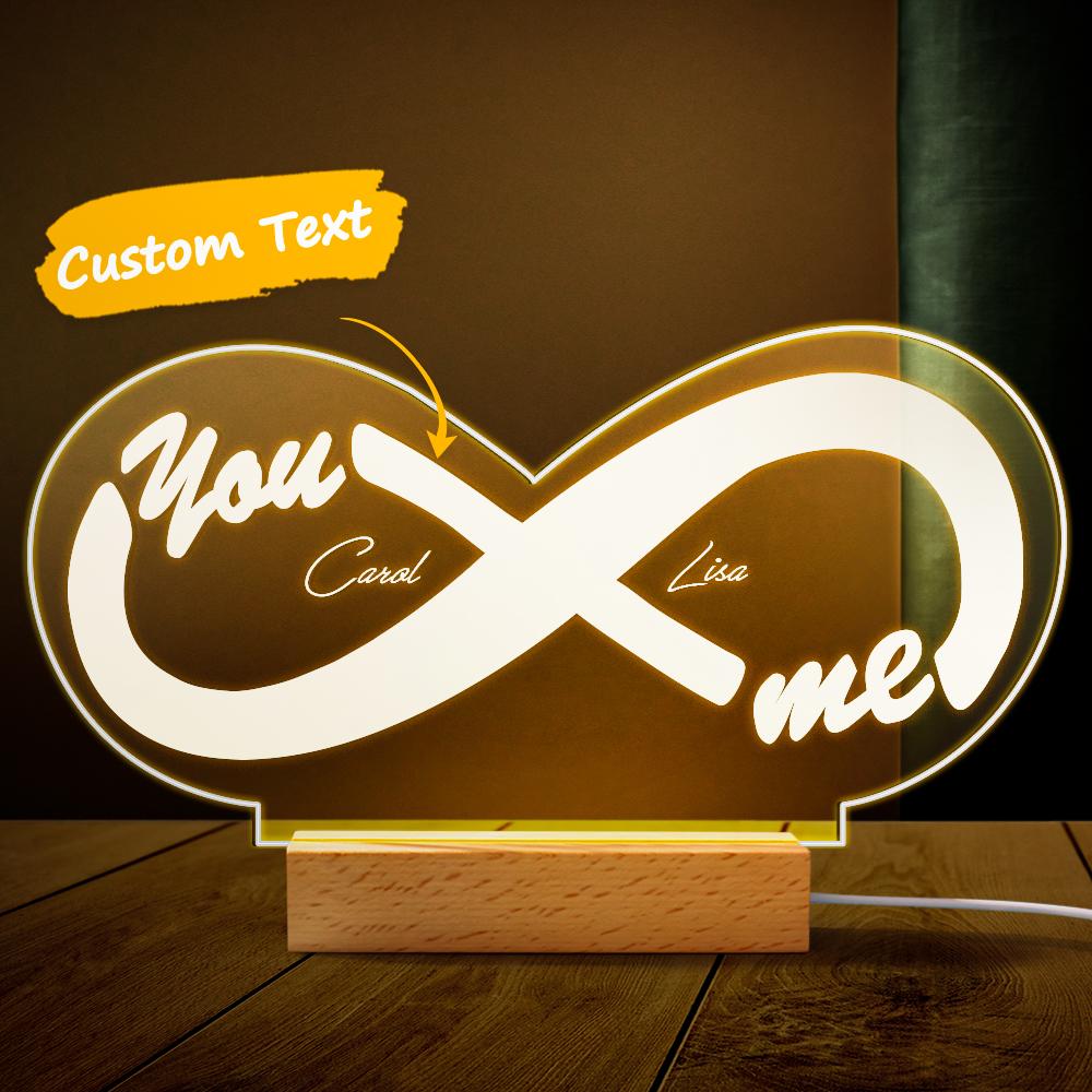 Infinity Neon Acrylic Night Light