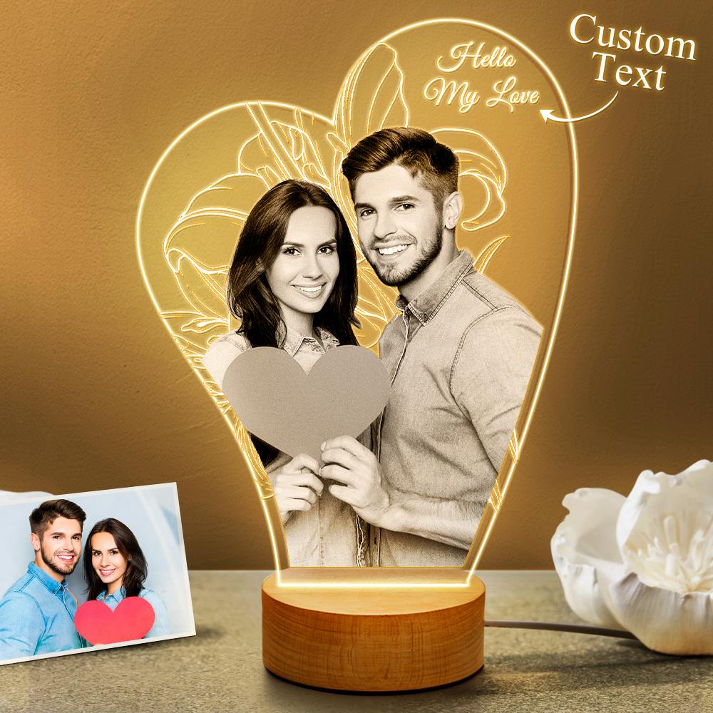 3D Photo LED Night Light