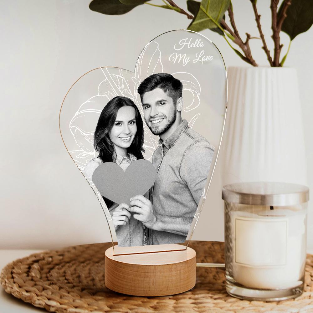 3D Photo LED Night Light