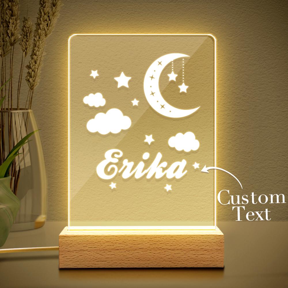 Table Lamp Stars Moon Night Light