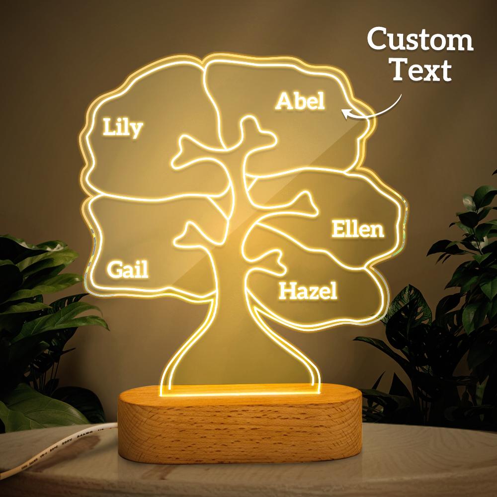 Family Tree Night Light