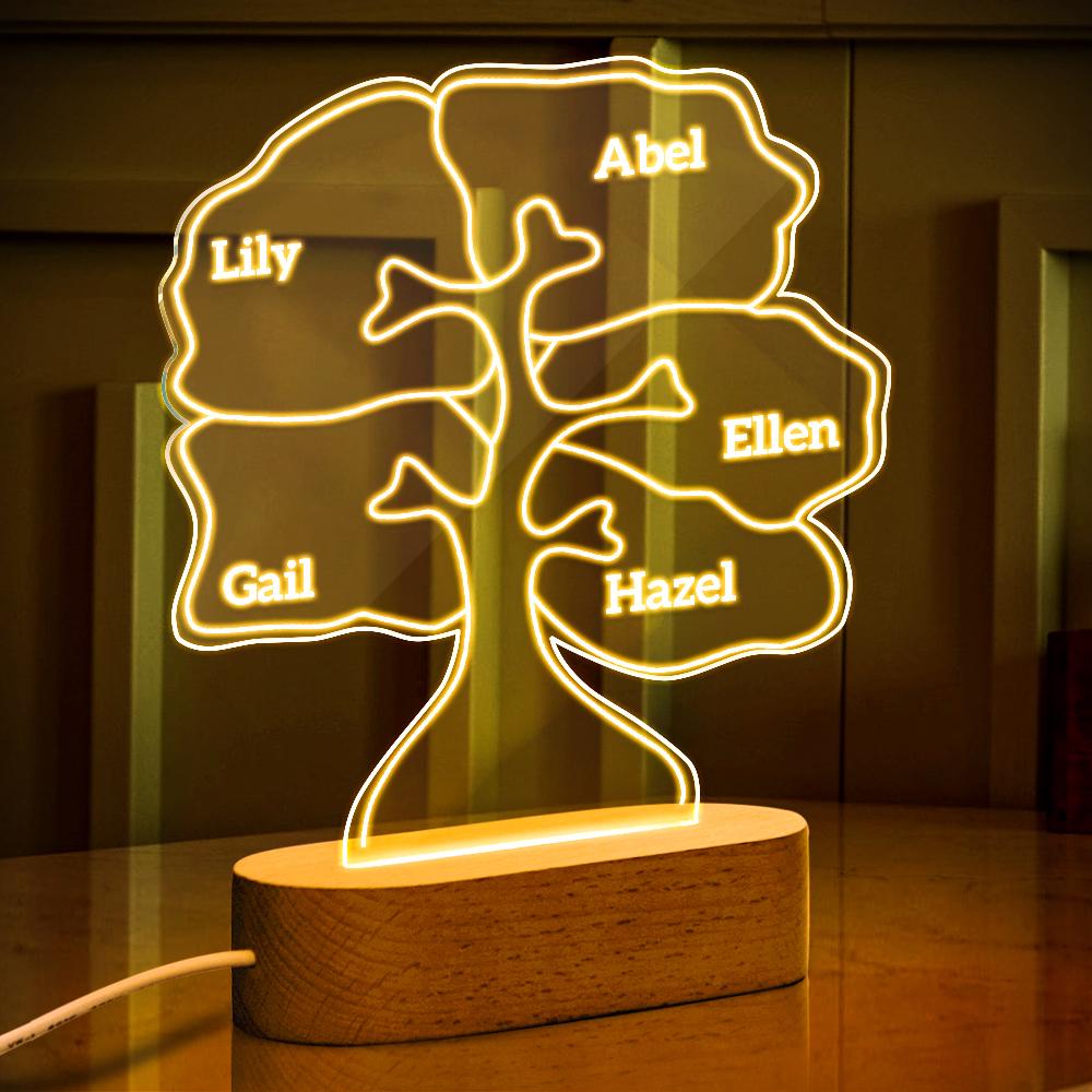 Family Tree Night Light