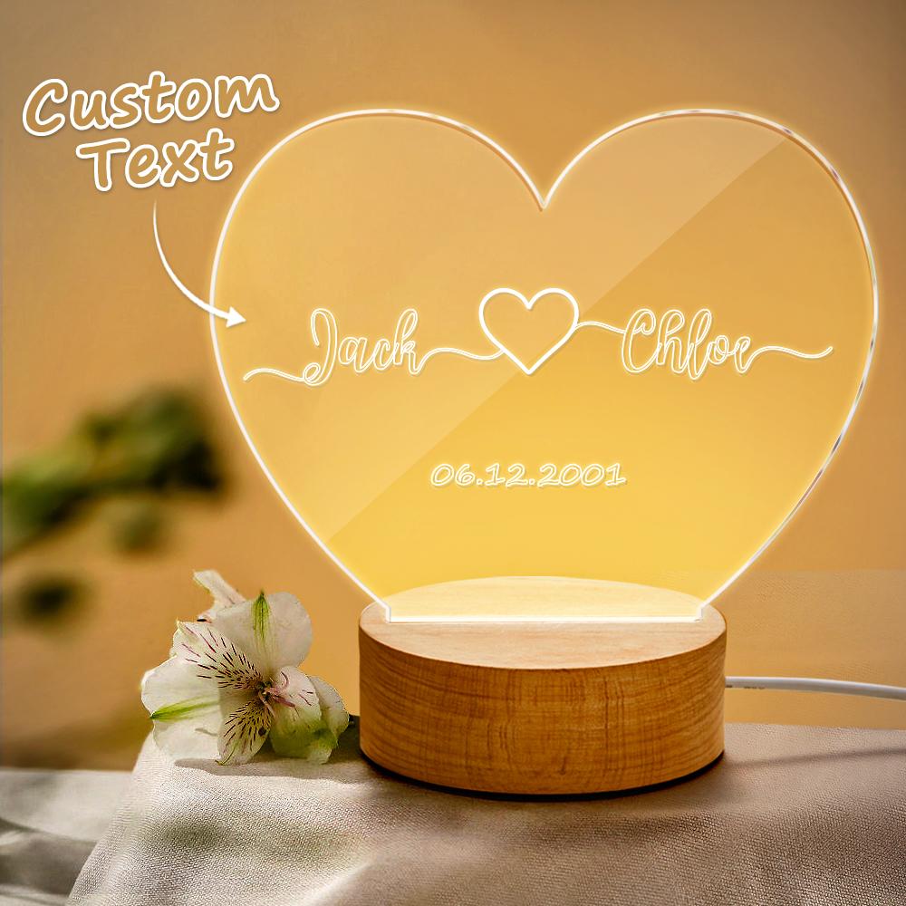 Name LED Night Light