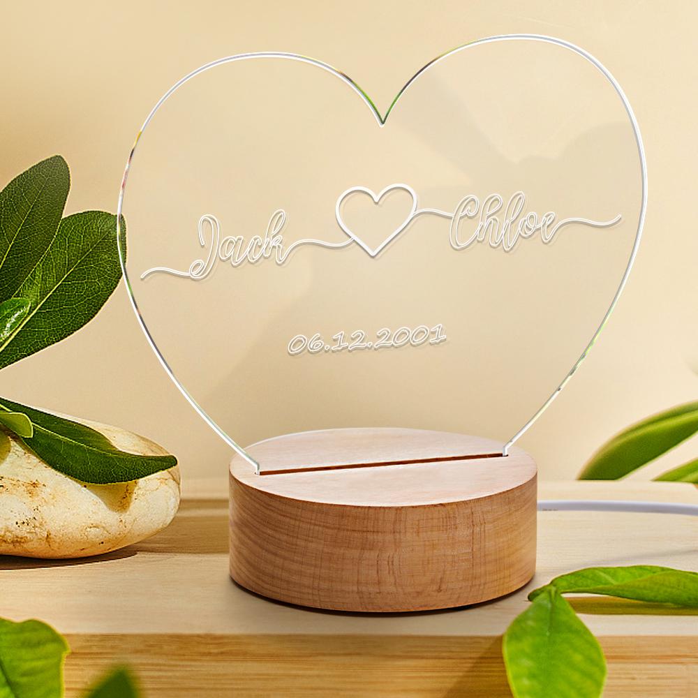 Name LED Night Light