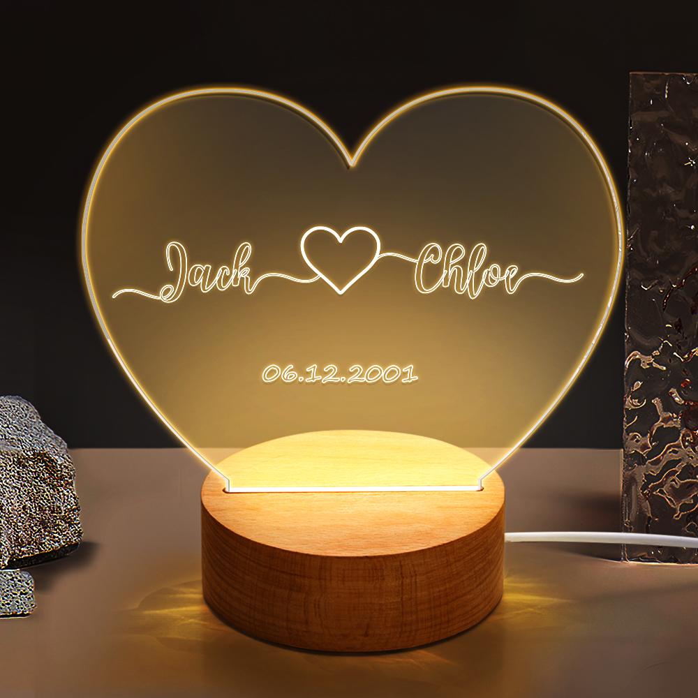 Name LED Night Light