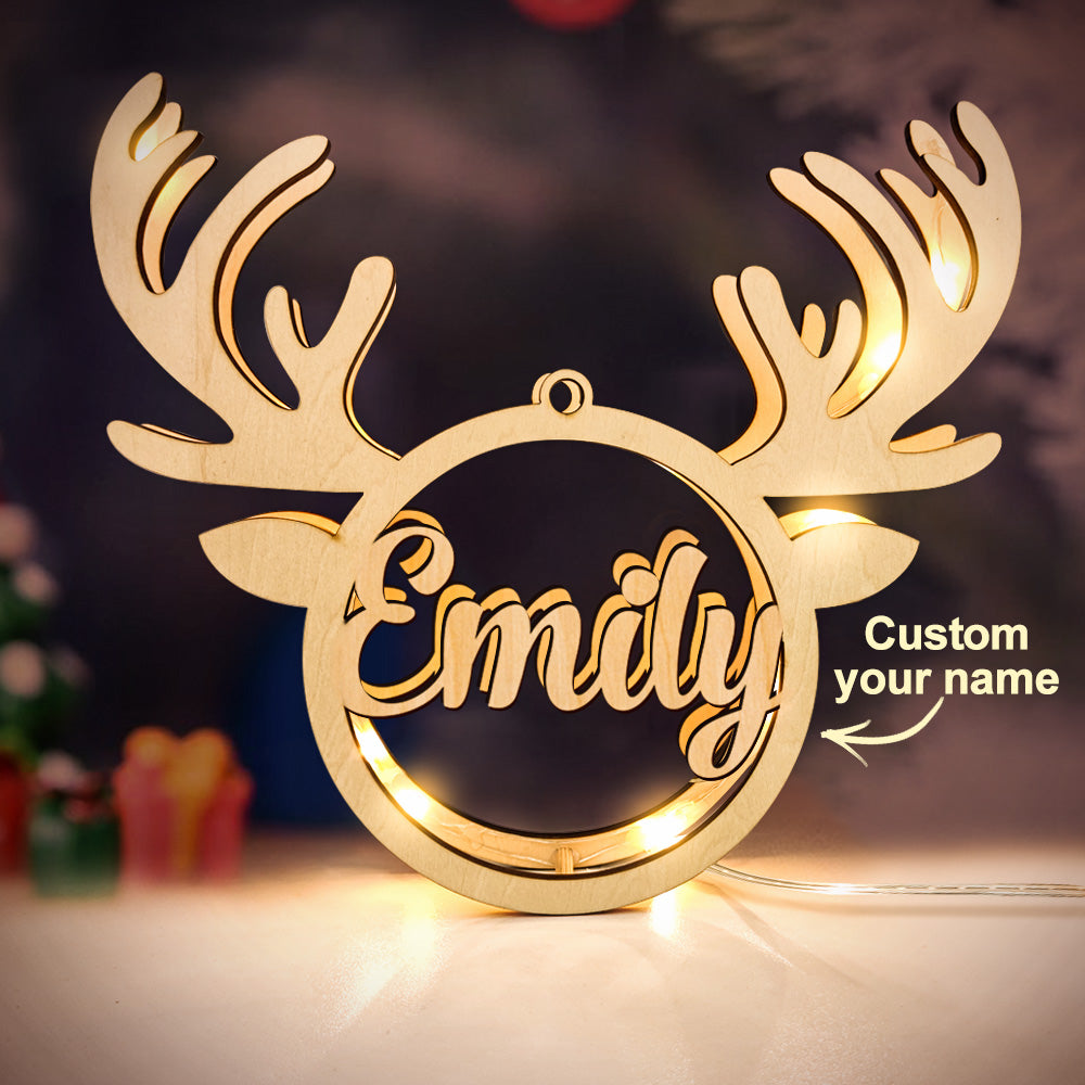 Christmas Elk Night Light