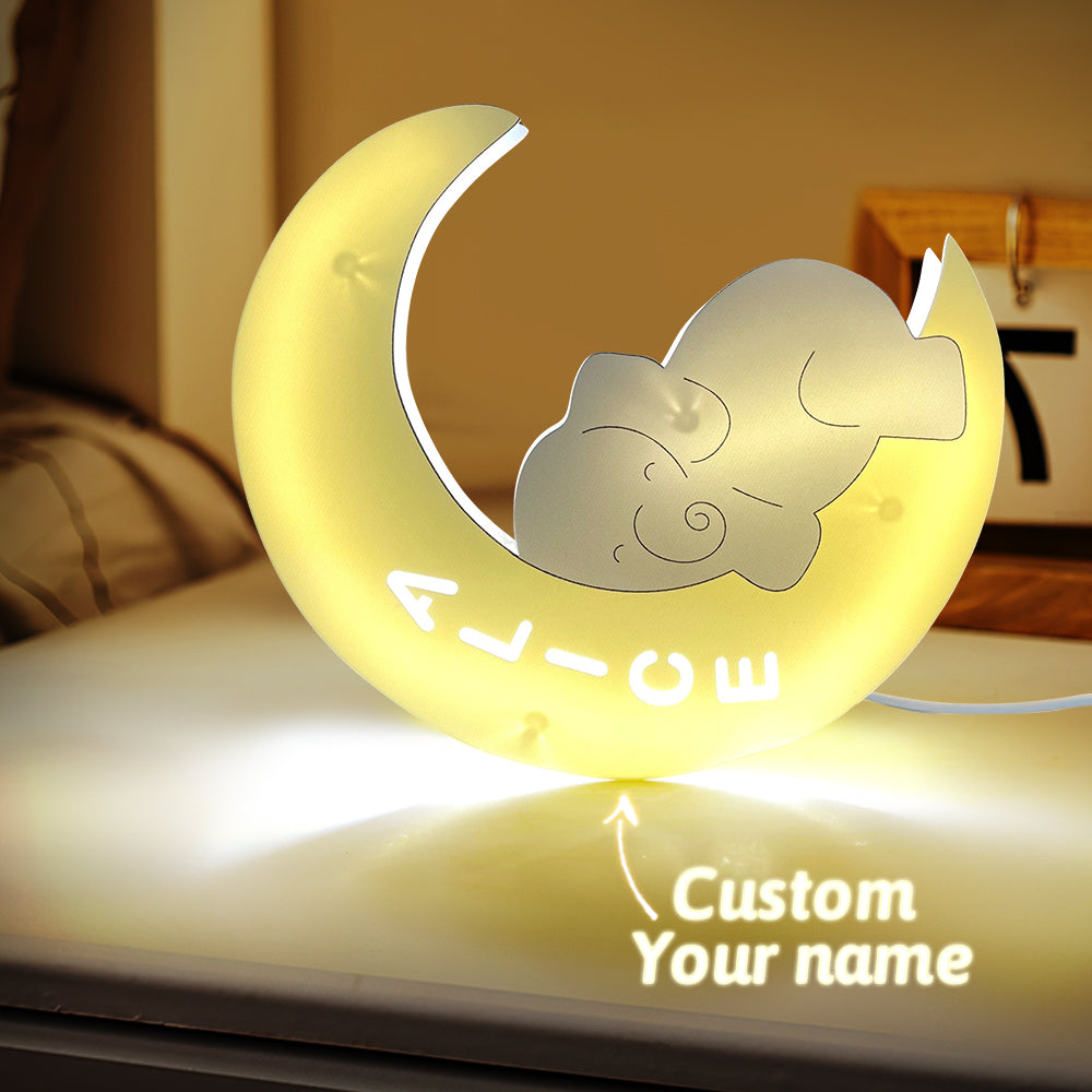 Baby Elephant Wall Night Light