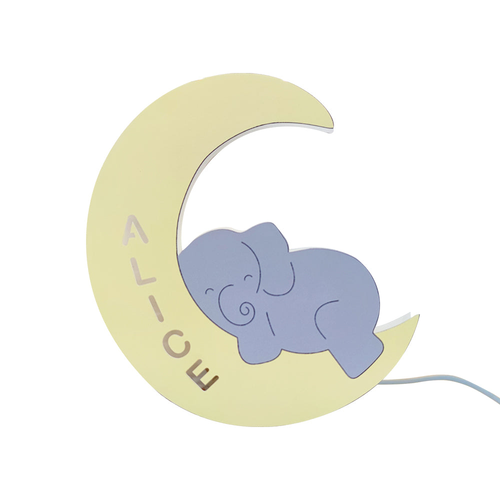 Baby Elephant Wall Night Light