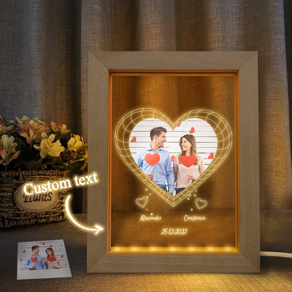 Wooden Frame Lamp