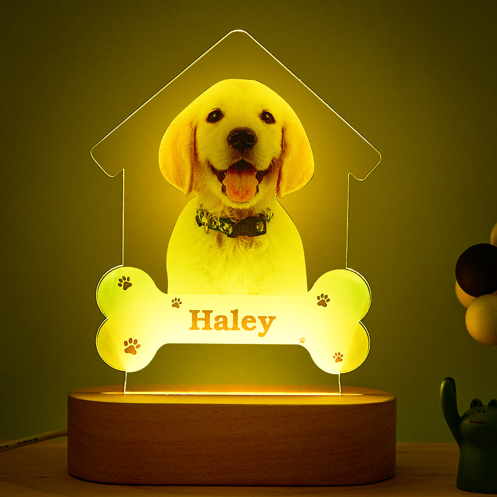 Puppy House Acrylic QR Lamp