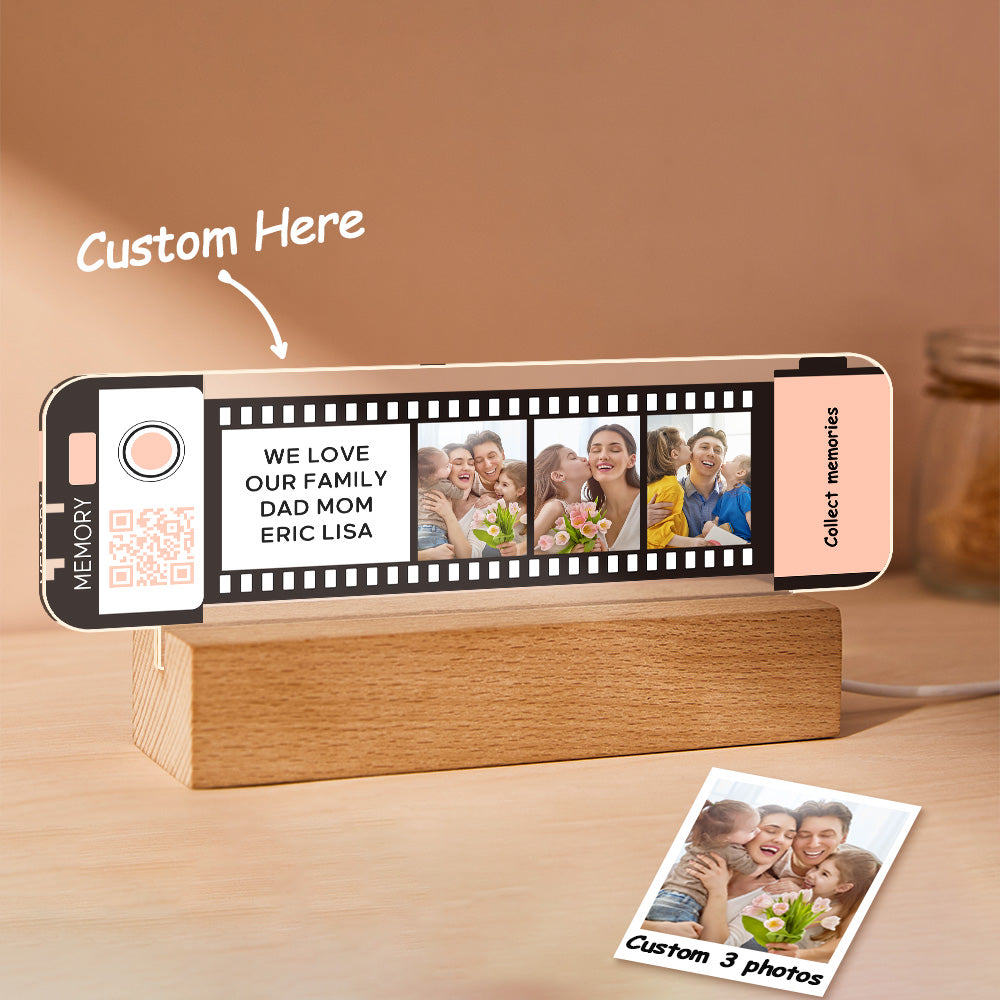 QR Code Acrylic QR Lamp