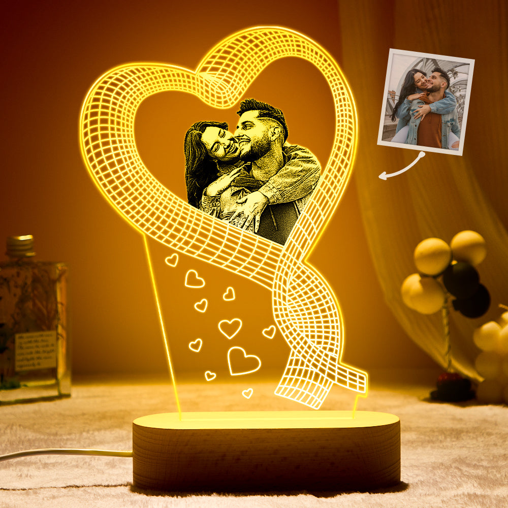 3D Photo LED Night Light