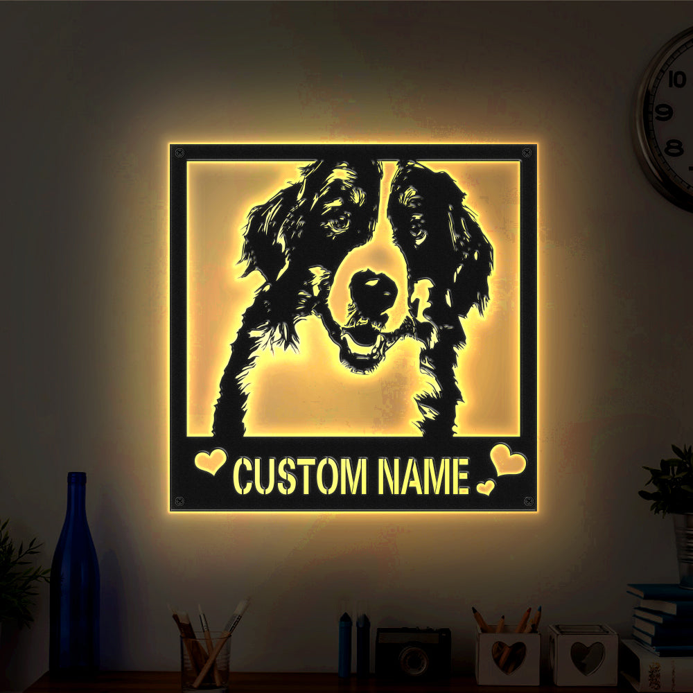 Metal Sign Acrylic Night Light