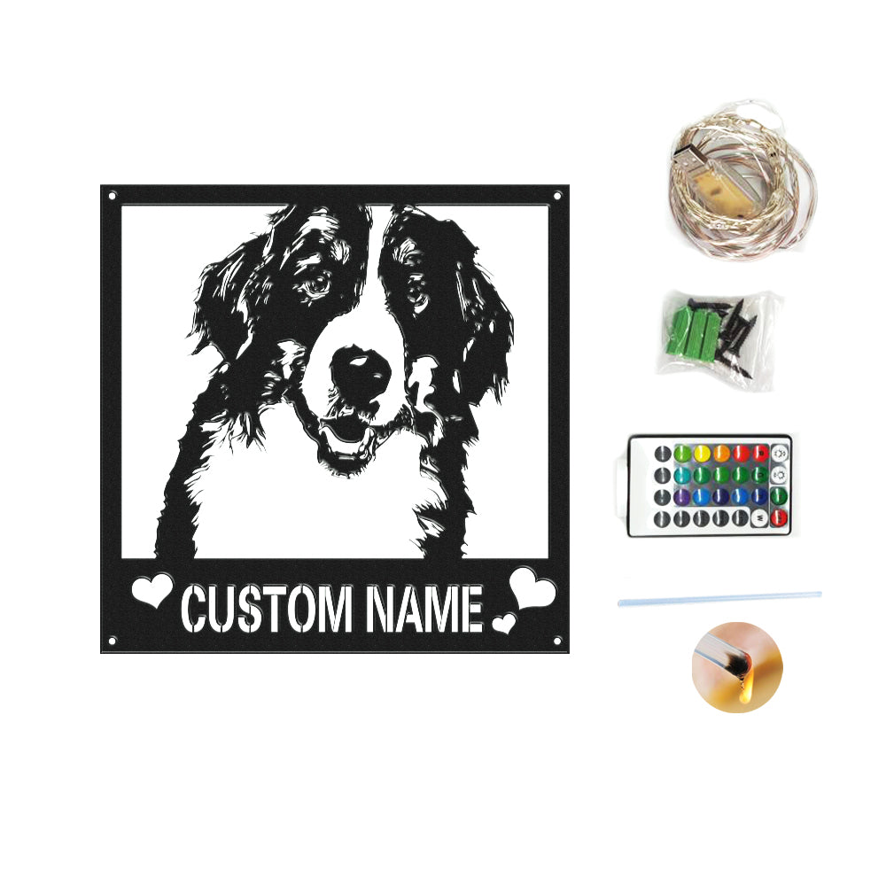 Metal Sign Acrylic Night Light