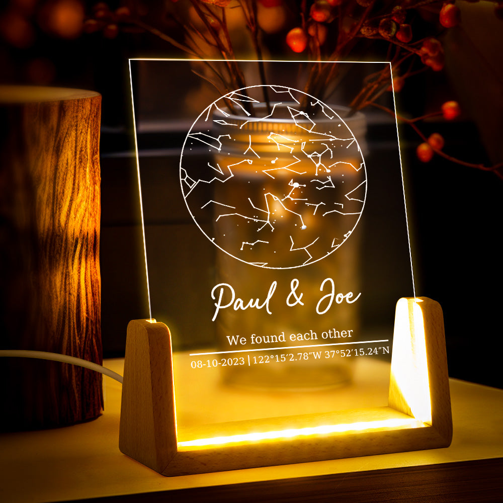 Ornaments Acrylic Night Light