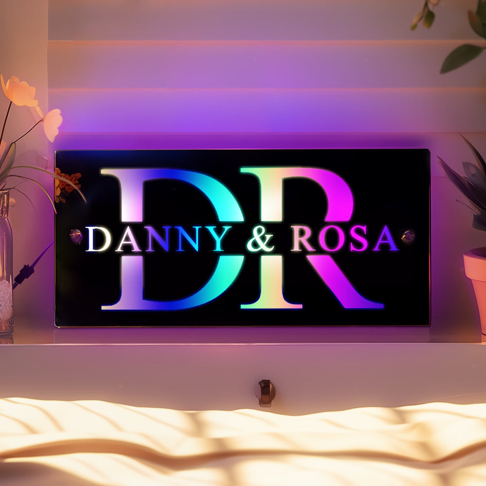 House Sign Mirror Light