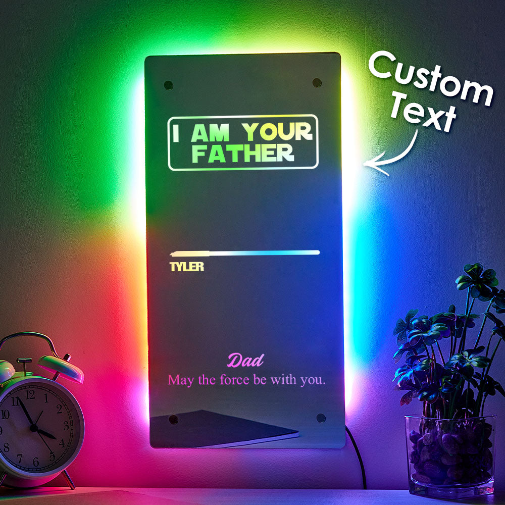 Father Lightsaber Mirror Light